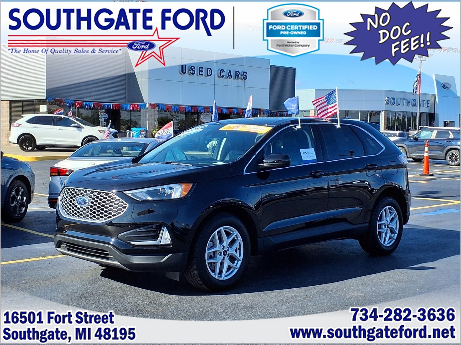 Certified 2024 Ford Edge SEL w/ Convenience Package