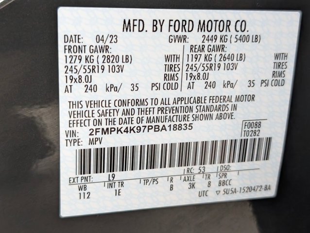 Certified 2023 Ford Edge Titanium w/ Equipment Group 301A AWD/4WD image 25