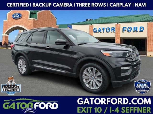 Certified 2022 Ford Explorer Limited w/ Equipment Group 301A