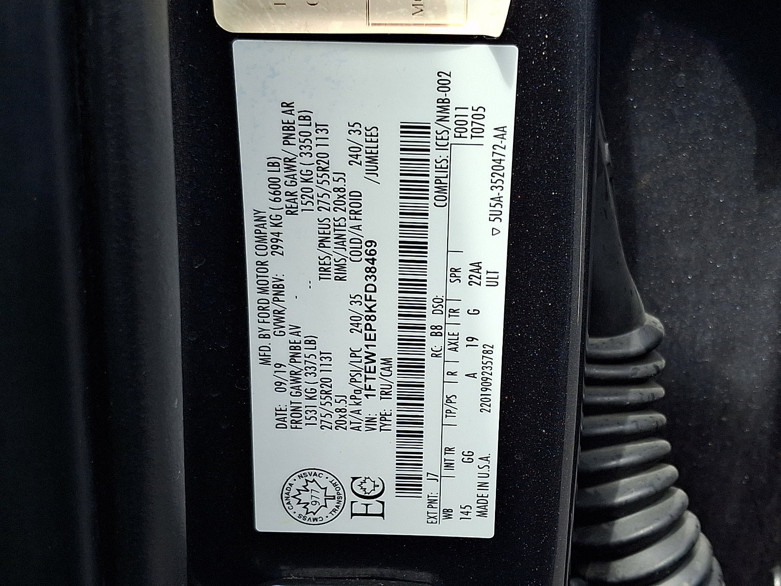 Certified 2019 Ford F150 XL w/ Equipment Group 101A Mid AWD/4WD image 27