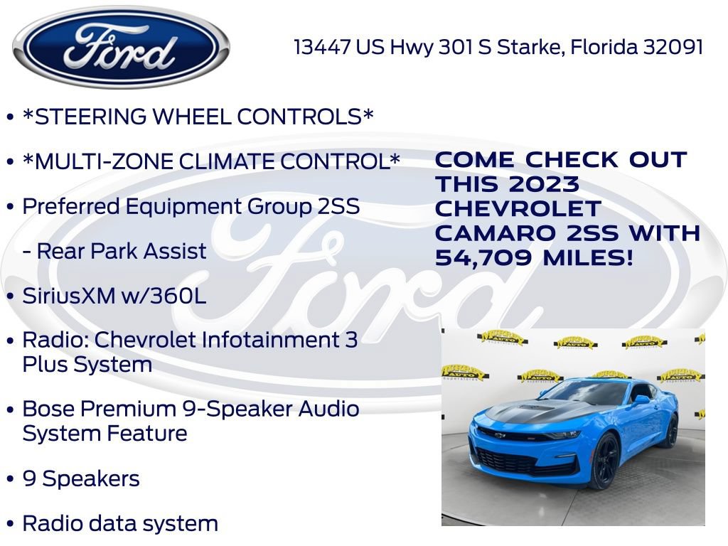 Used 2023 Chevrolet Camaro SS RWD image 17