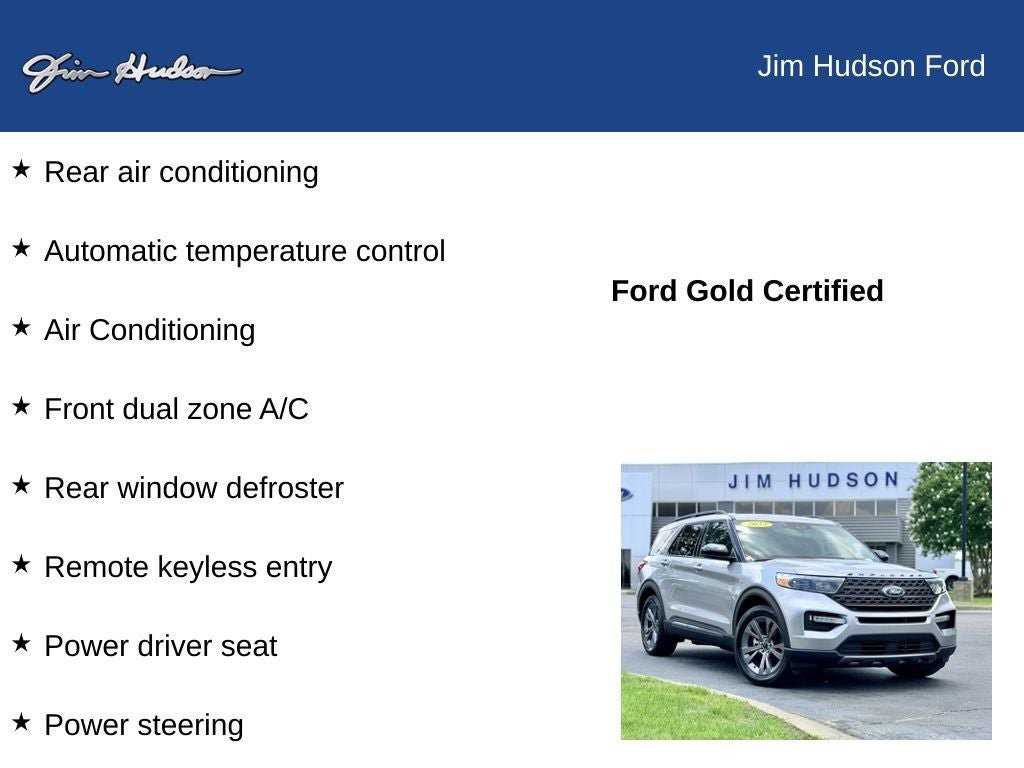 Certified 2023 Ford Explorer XLT w/ Equipment Group 202A RWD image 13