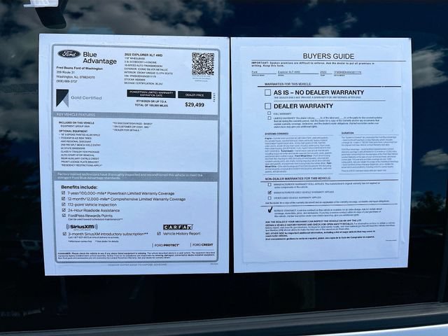Certified 2022 Ford Explorer XLT w/ Class IV Trailer Tow Package AWD/4WD image 40