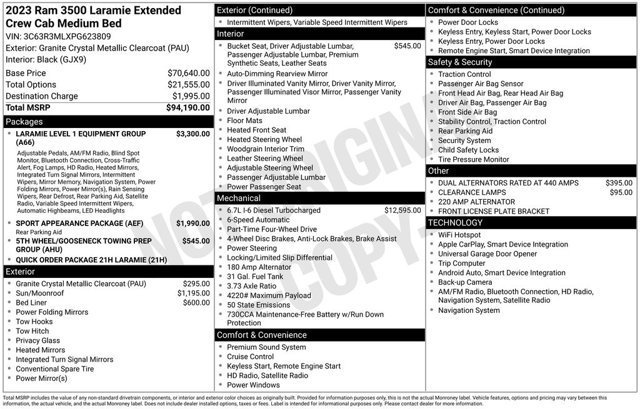 Used 2023 RAM 3500 Laramie image 5