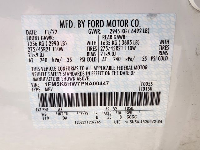 Certified 2023 Ford Explorer Platinum w/ Technology Package AWD/4WD image 28