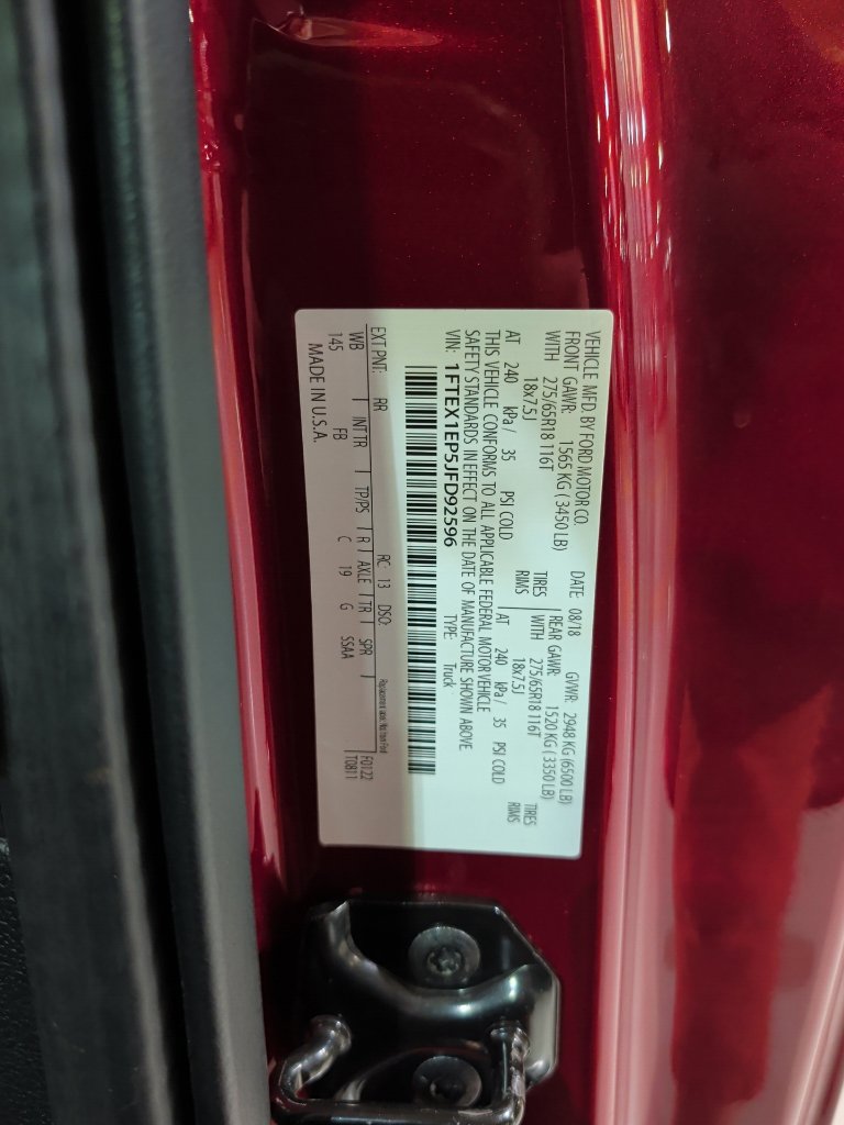 Certified 2018 Ford F150 XLT w/ Equipment Group 302A Luxury AWD/4WD image 15