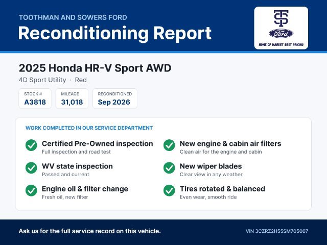 Used 2025 Honda HR-V Sport image 31