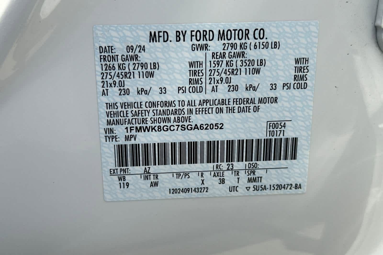 Certified 2025 Ford Explorer ST AWD/4WD image 31