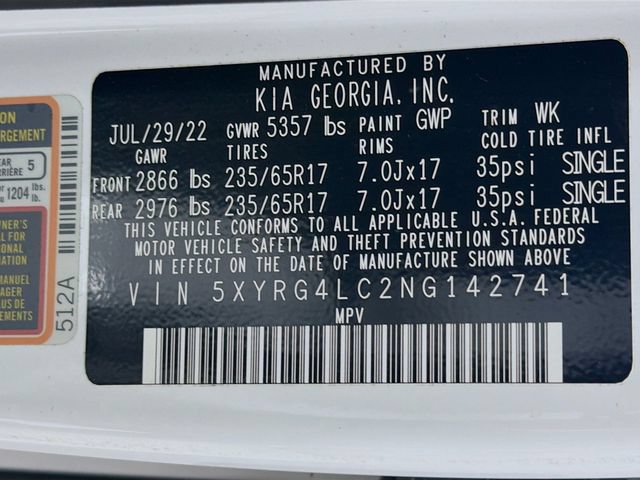 Used 2022 Kia Sorento LX FWD image 35
