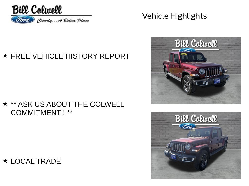 Used 2021 Jeep Gladiator Overland w/ Popular Equipment Package AWD/4WD image 12