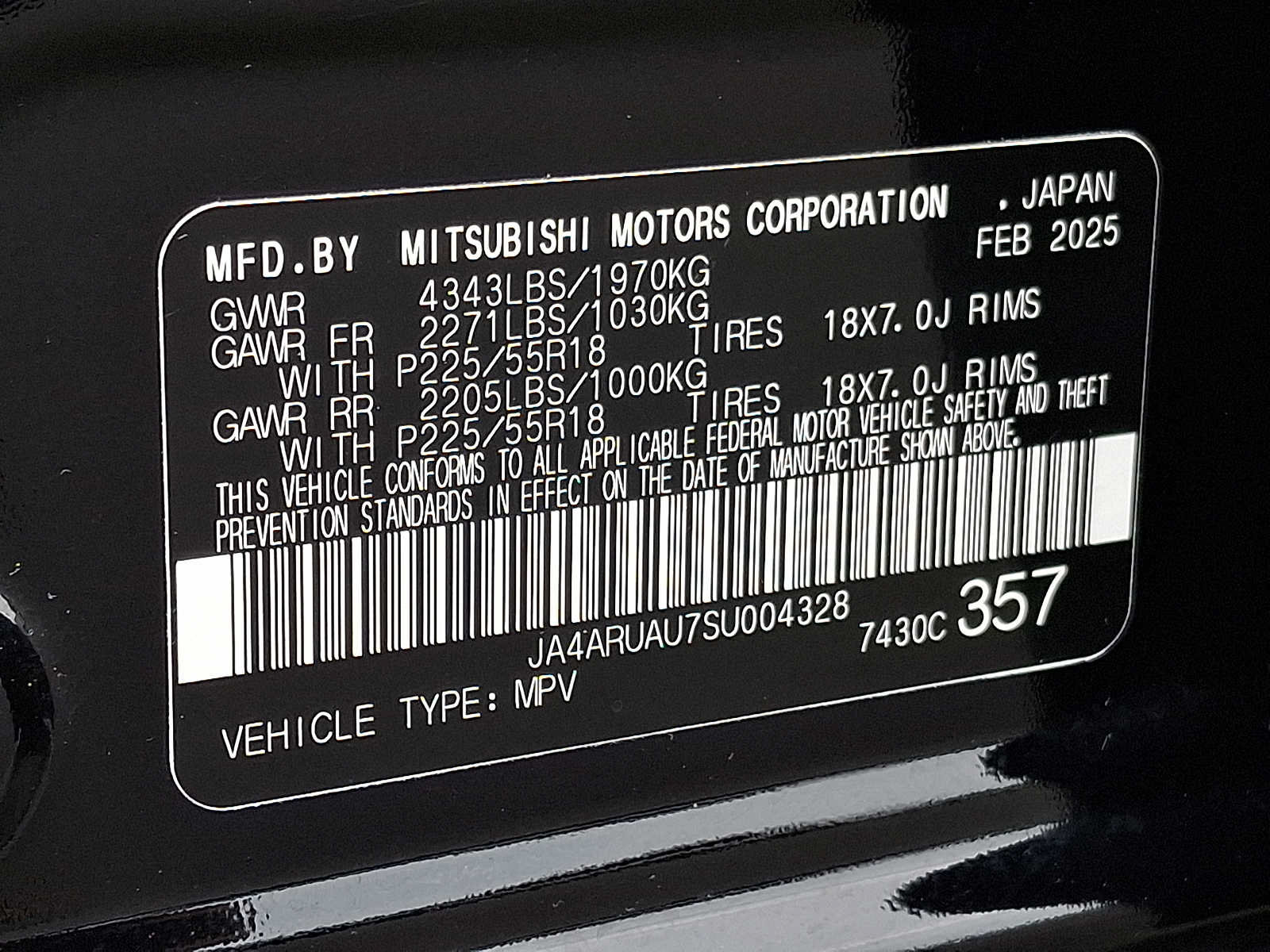 Used 2025 Mitsubishi Outlander Sport LE AWD/4WD image 25