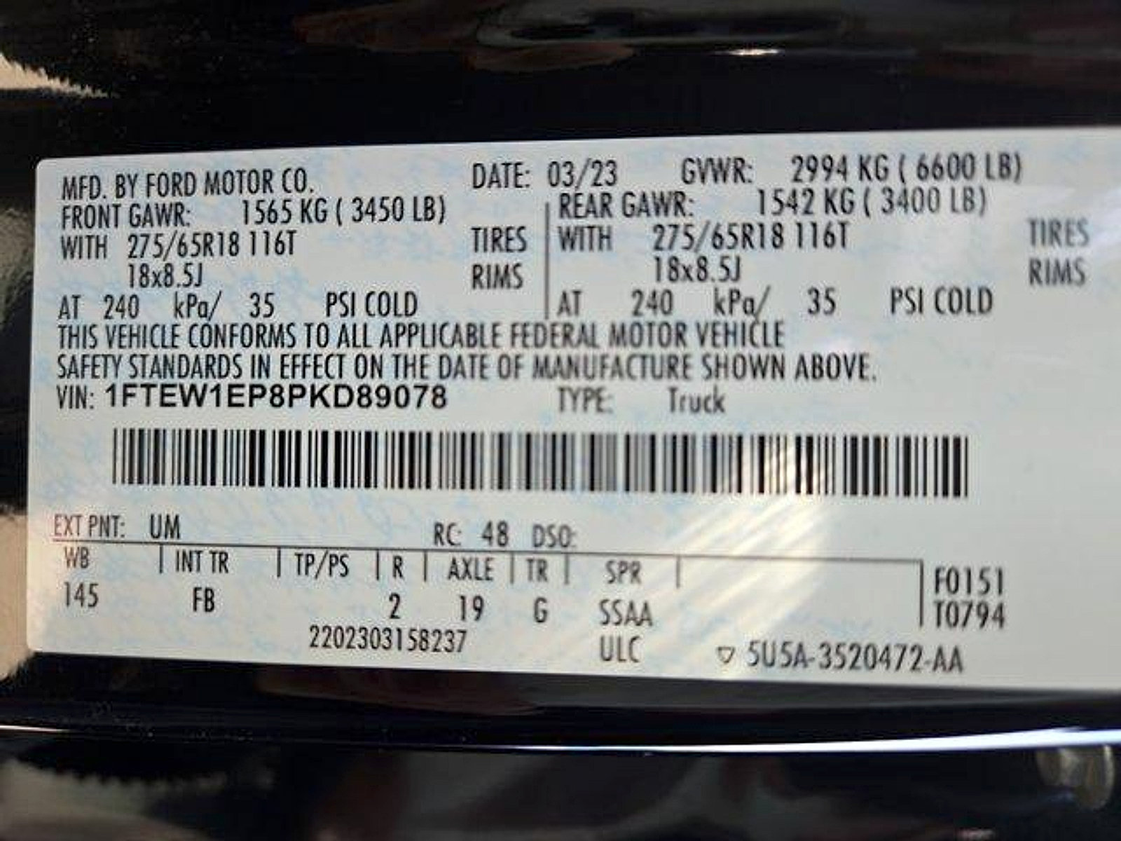 Certified 2023 Ford F150 XLT w/ Equipment Group 302A High AWD/4WD image 27