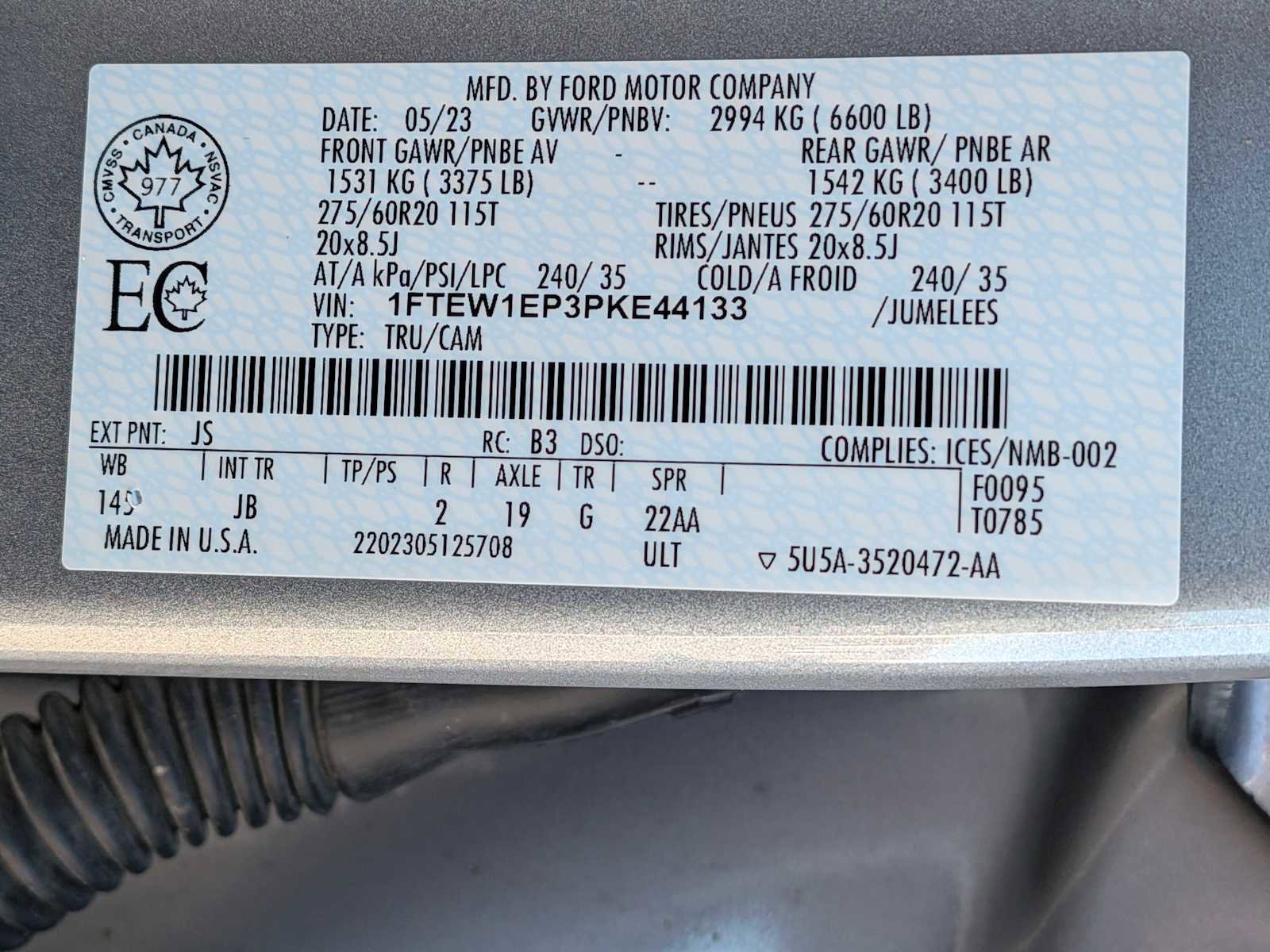 Certified 2023 Ford F150 XL w/ XL STX Apperance Package AWD/4WD image 37
