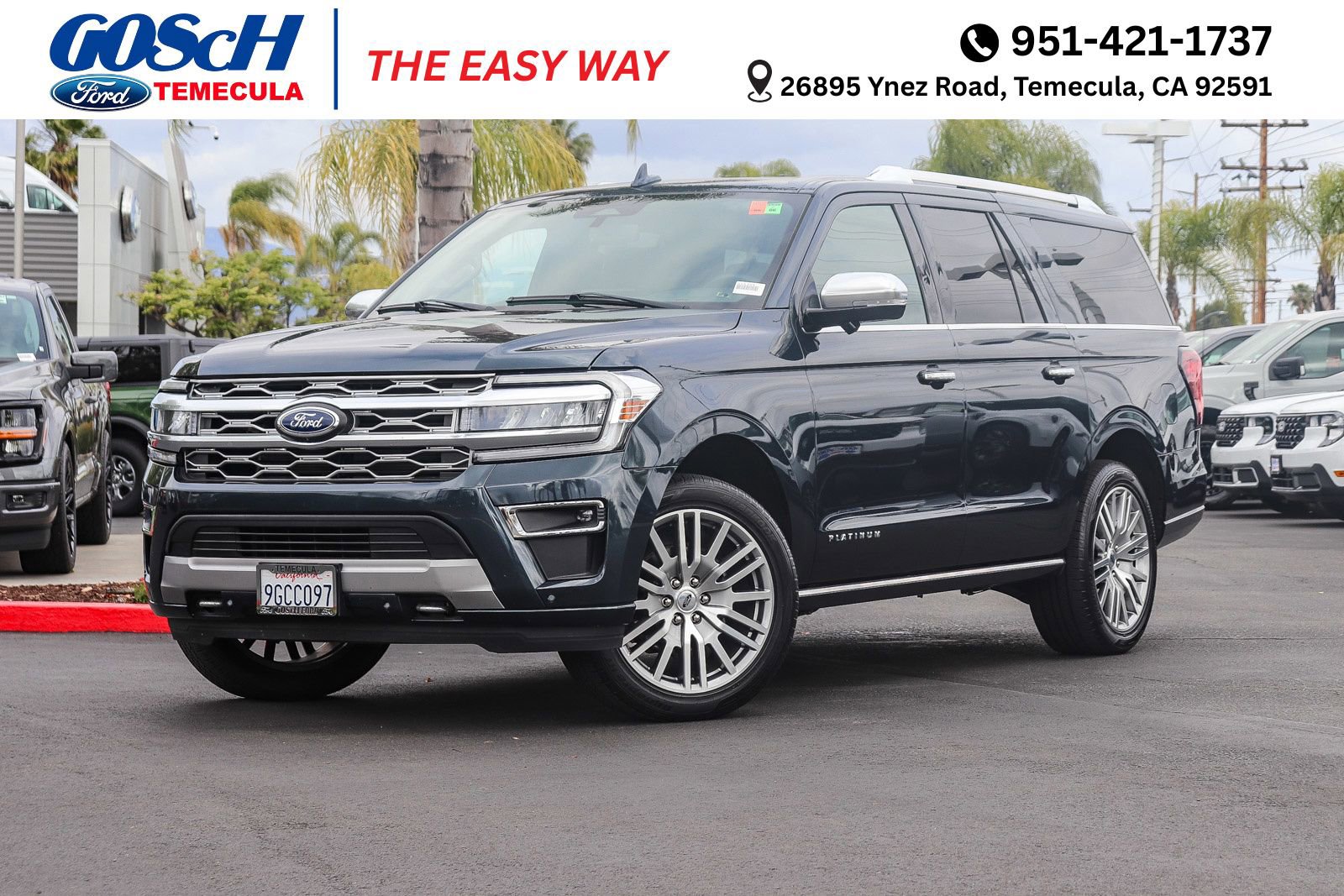 Certified 2023 Ford Expedition Max Platinum AWD/4WD image 1