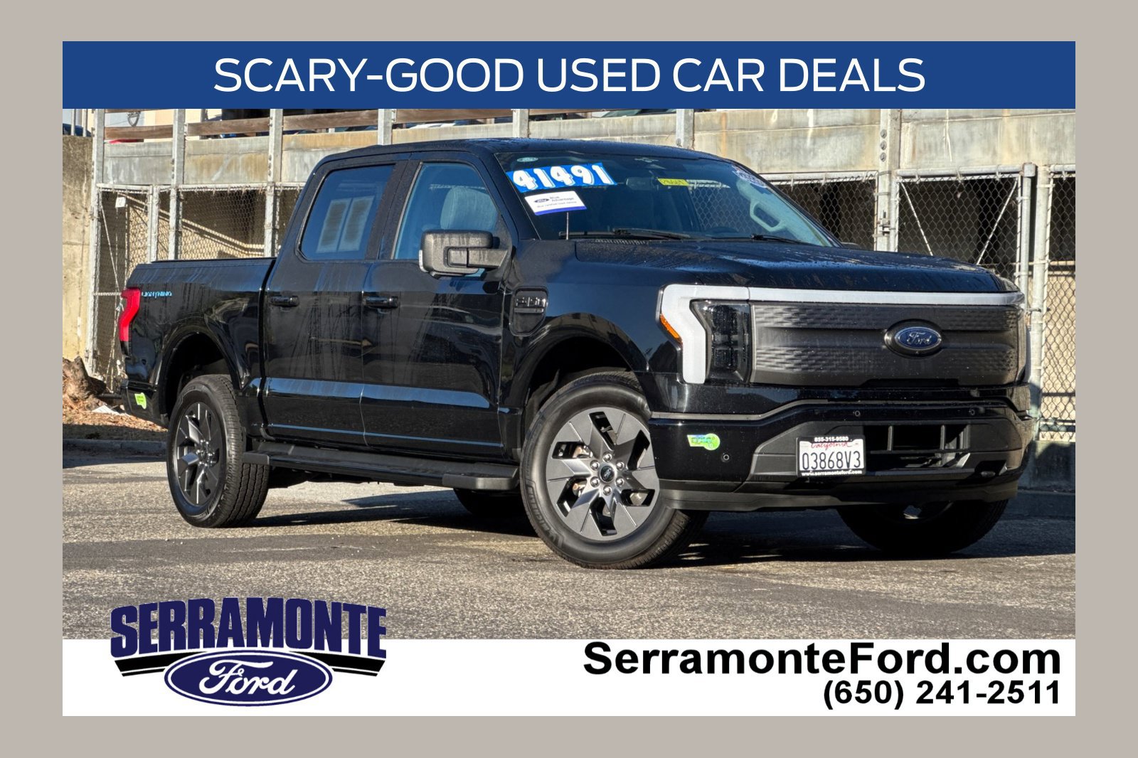 Certified 2023 Ford F150 Lightning XLT w/ Equipment Group 312A High AWD/4WD image 1