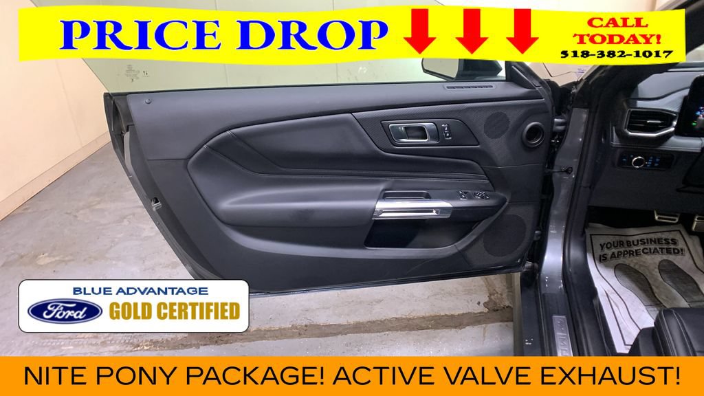Certified 2025 Ford Mustang GT Premium w/ Mustang Nite Pony Package RWD image 19