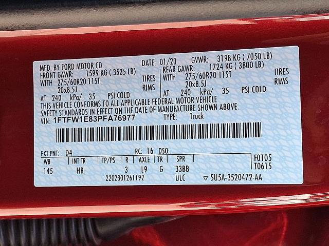 Certified 2023 Ford F150 Lariat w/ Equipment Group 502A High AWD/4WD image 30