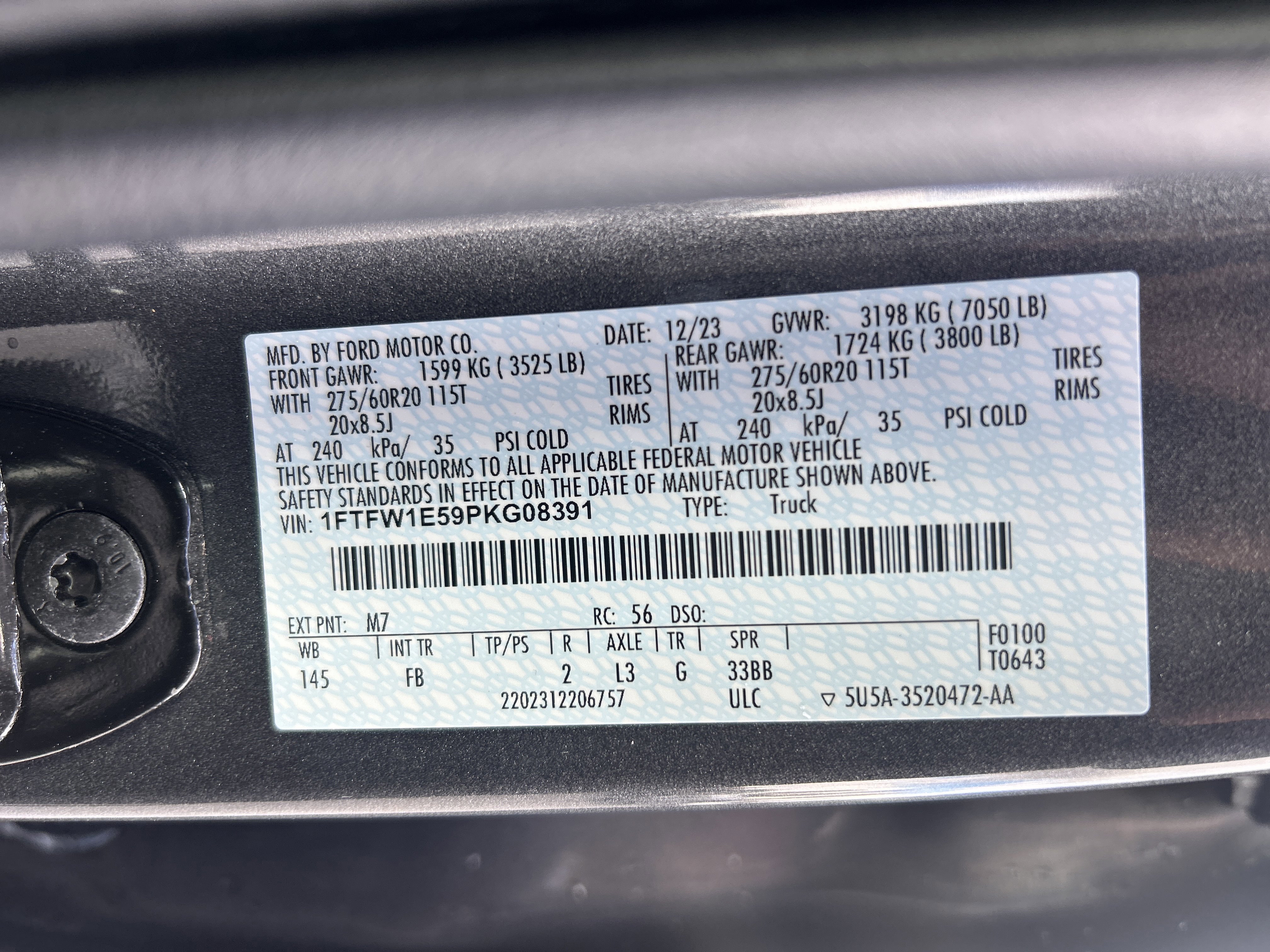 Certified 2023 Ford F150 XLT w/ Equipment Group 302A High image 32