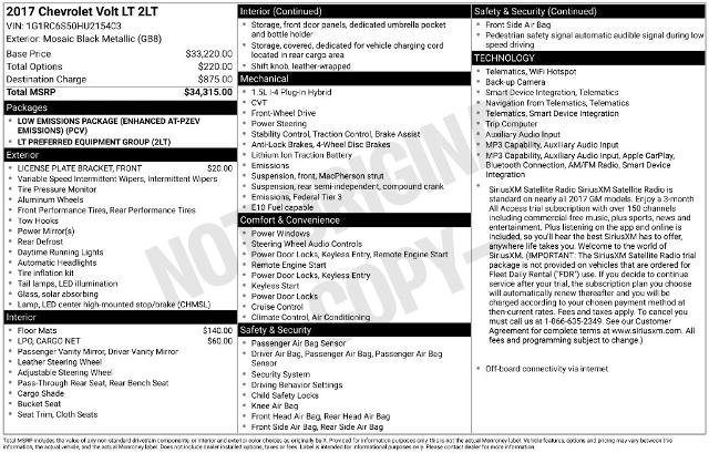 Used 2017 Chevrolet Volt LT FWD image 5