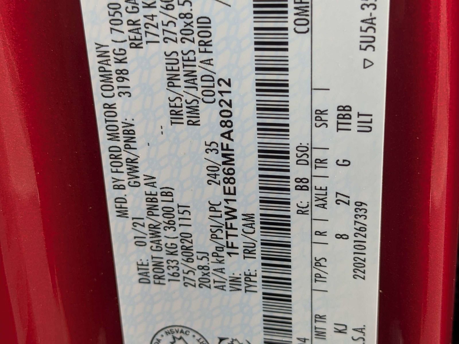 Certified 2021 Ford F150 King Ranch image 20