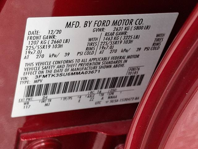 Certified 2021 Ford Mustang Mach-E Premium AWD/4WD image 27