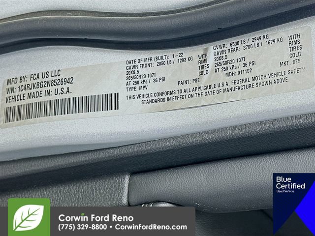 Used 2022 Jeep Grand Cherokee L Limited AWD/4WD image 39