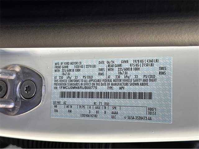 Certified 2024 Ford Escape ST-Line image 46