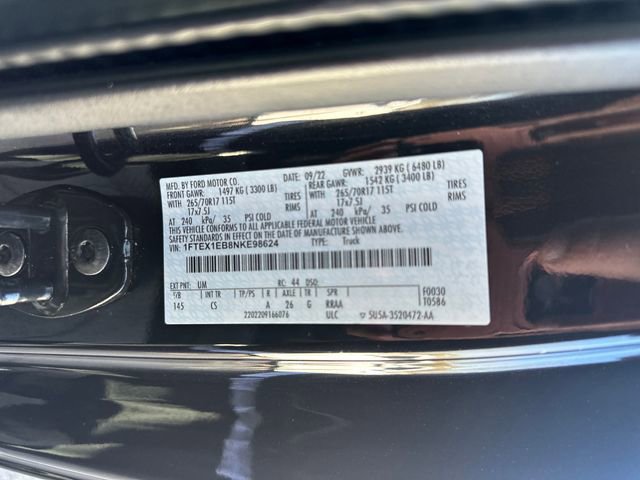 Certified 2022 Ford F150 XL w/ Equipment Group 101A High image 36