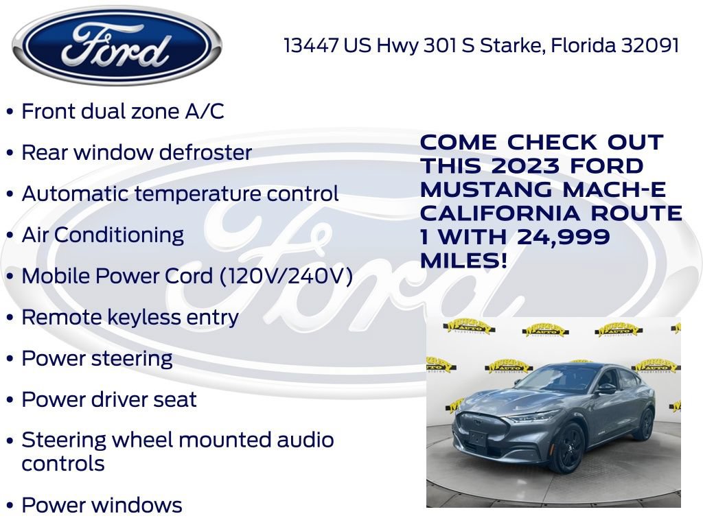 Certified 2023 Ford Mustang Mach-E California Route 1 AWD/4WD image 22