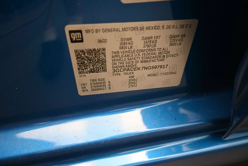 Used 2022 Chevrolet Silverado 1500 LT w/ Texas Edition Plus RWD image 16