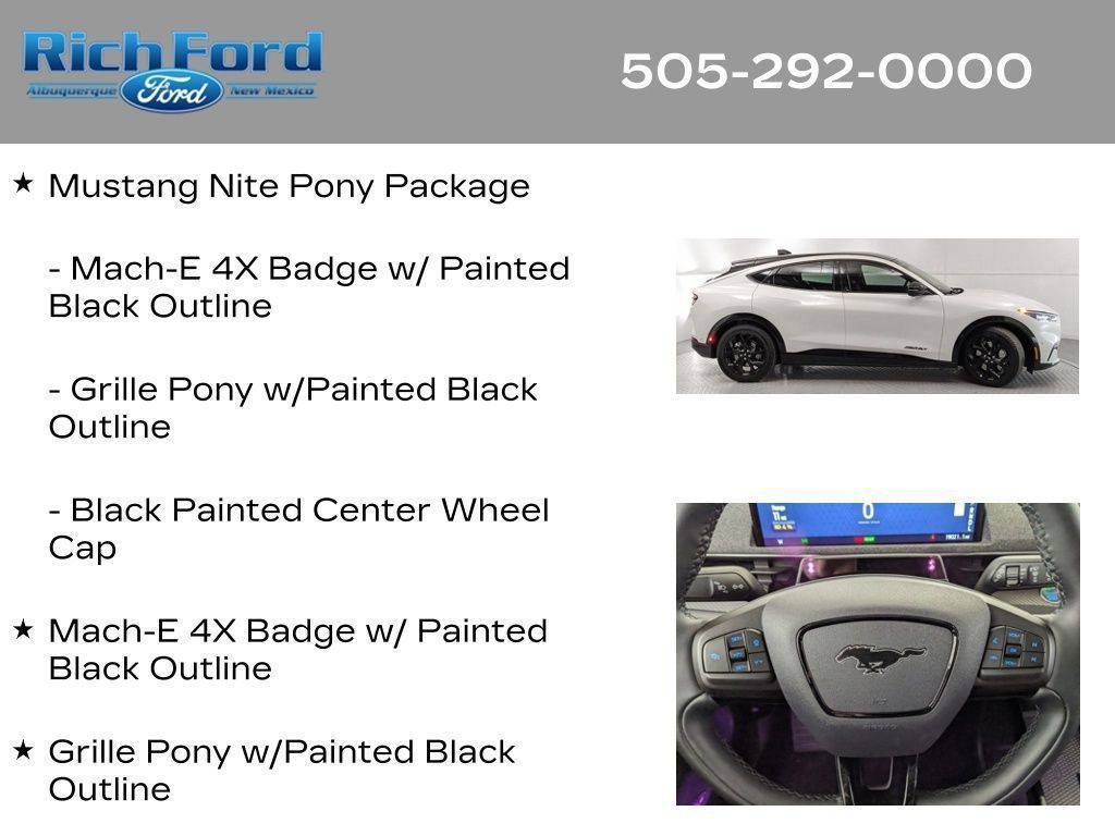 Certified 2023 Ford Mustang Mach-E Premium w/ Mustang Nite Pony Package AWD/4WD image 28