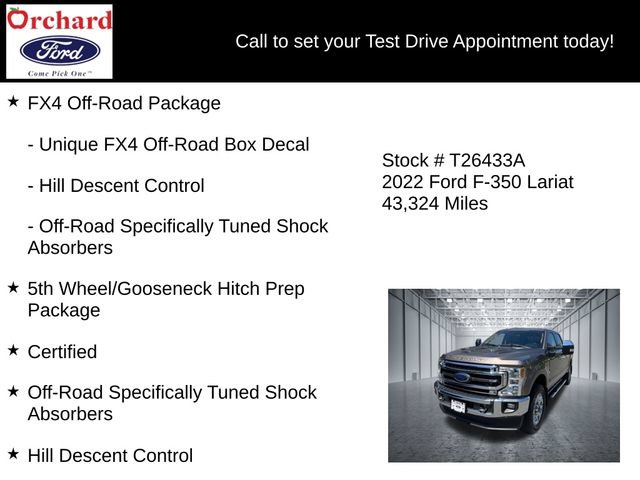 Certified 2022 Ford F350 Lariat w/ Chrome Package AWD/4WD image 7