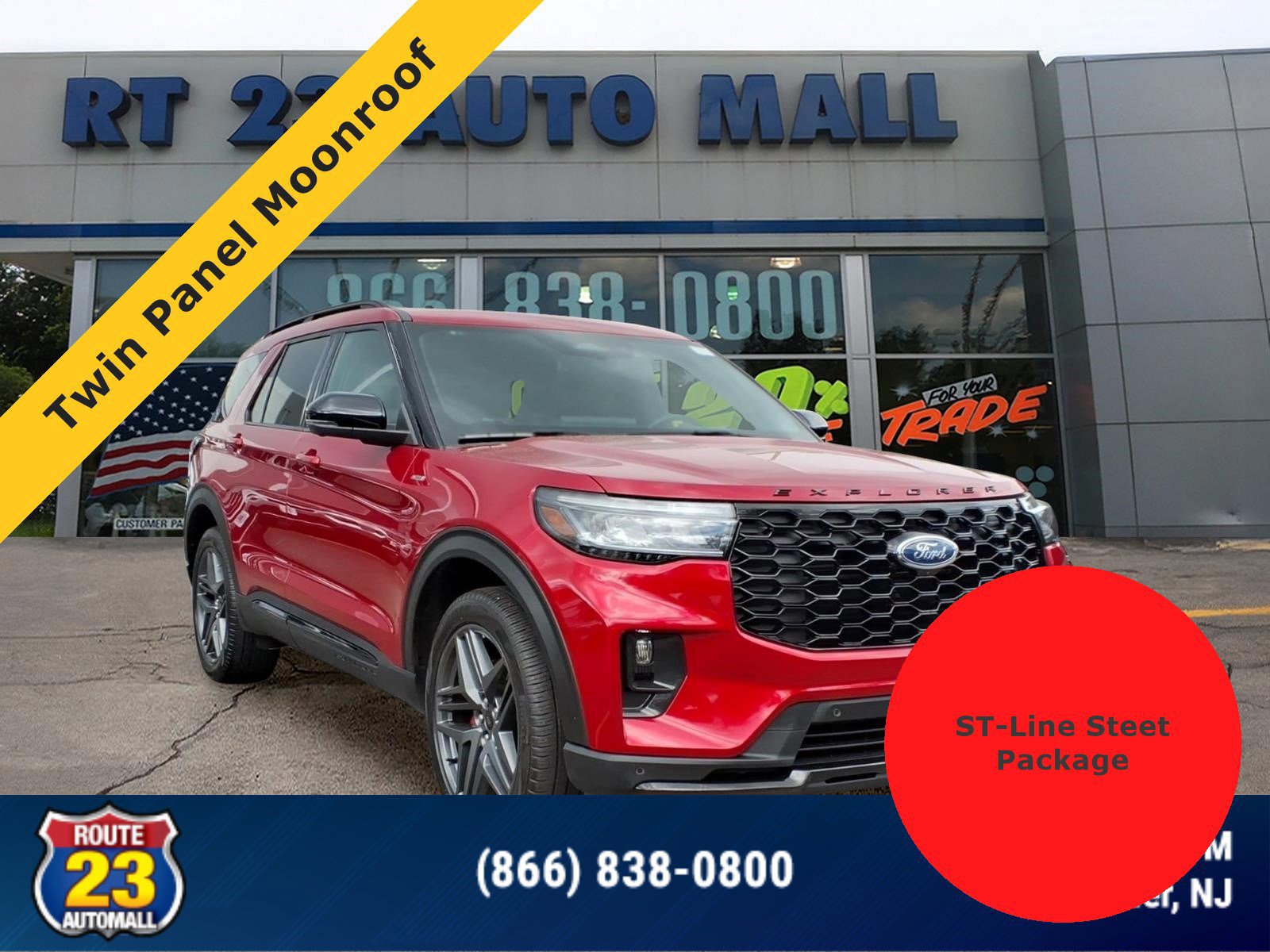 Certified 2025 Ford Explorer ST-Line w/ Premium Package AWD/4WD image 6