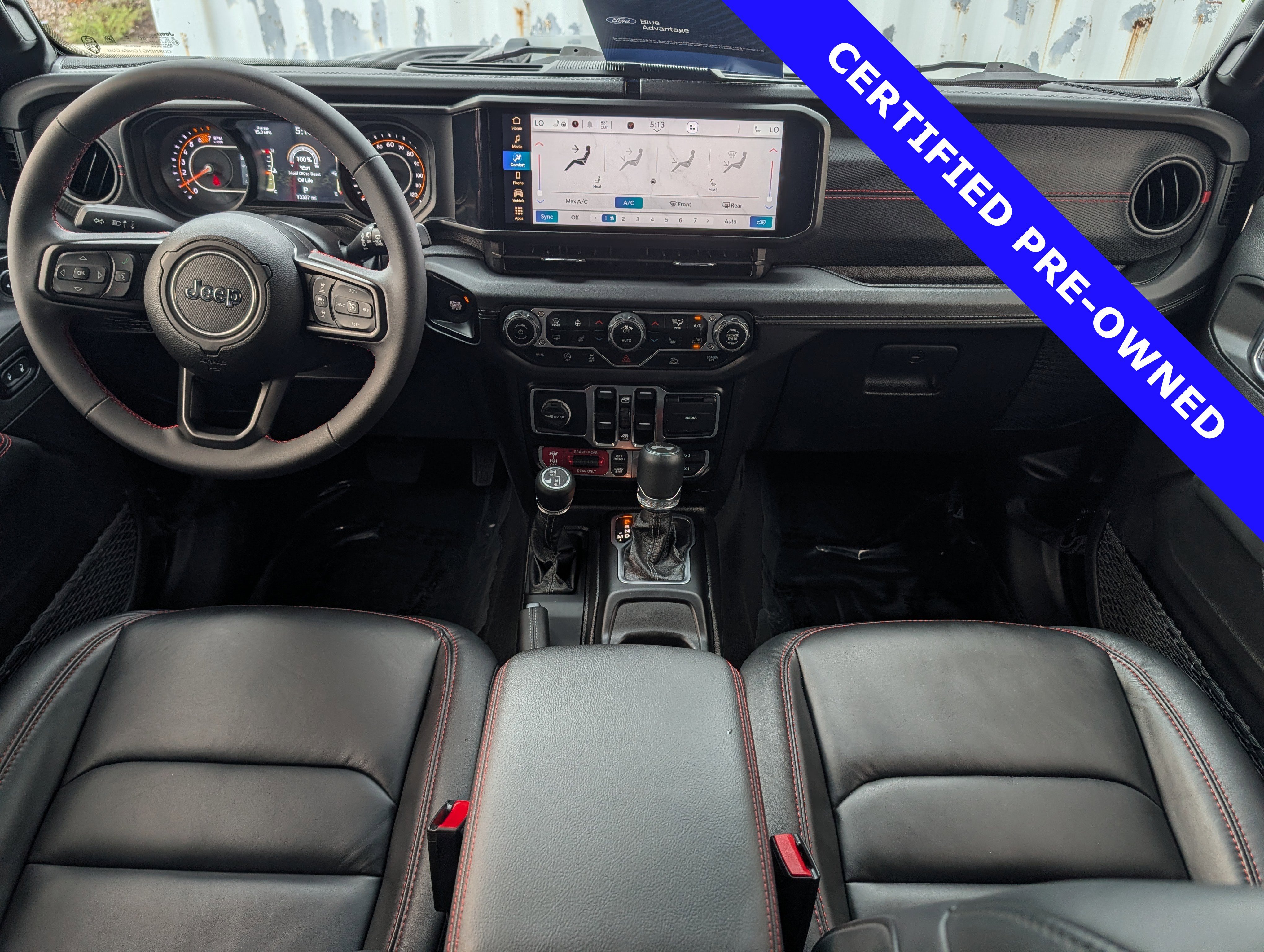 Used 2024 Jeep Wrangler Unlimited Rubicon w/ XTREMEE 35" Tire Package AWD/4WD image 15