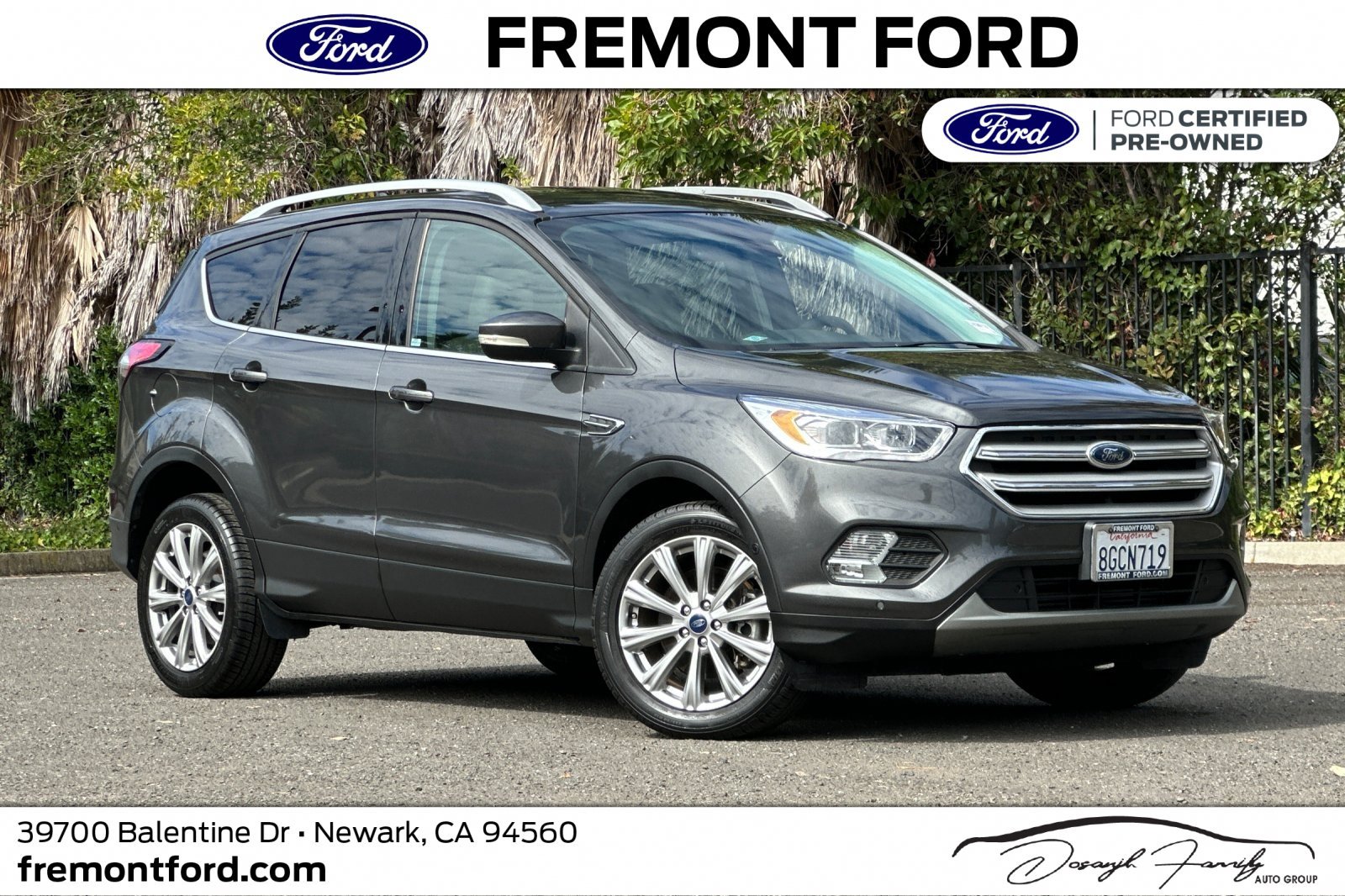 Certified 2018 Ford Escape Titanium