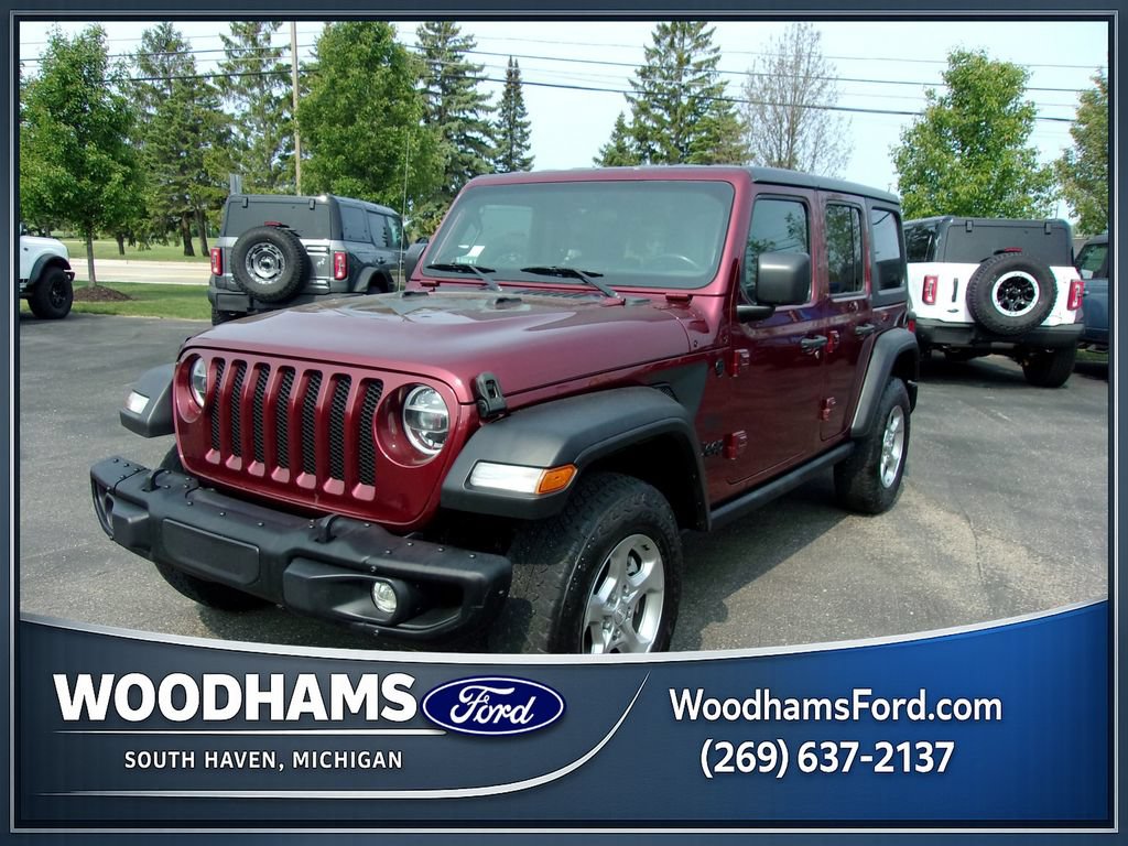 Used 2021 Jeep Wrangler Unlimited Sport AWD/4WD video 1