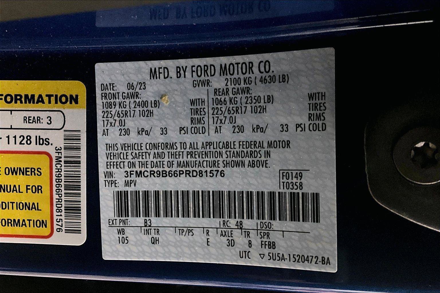 Certified 2023 Ford Bronco Sport Big Bend w/ Convenience Package image 32