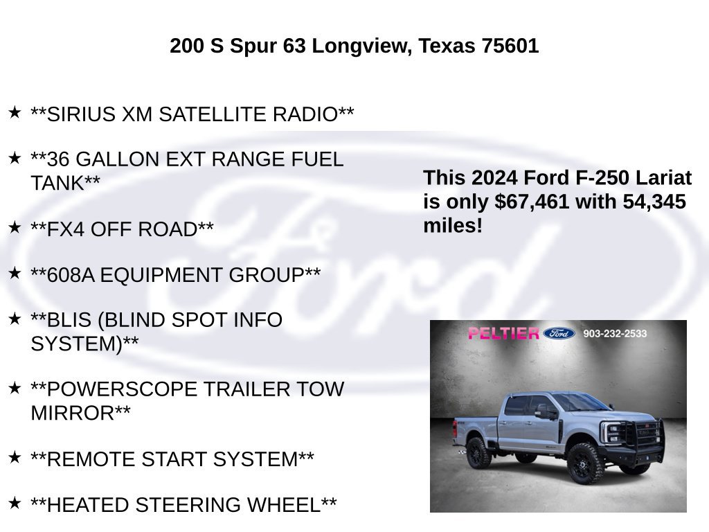 Certified 2024 Ford F250 Lariat w/ Lariat Ultimate Package AWD/4WD image 30