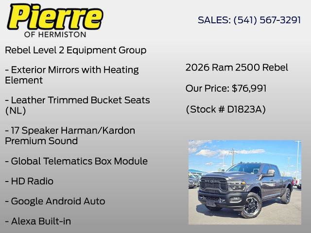 Used 2026 RAM 2500 Rebel w/ Rebel Level 2 Equipment Group AWD/4WD image 36