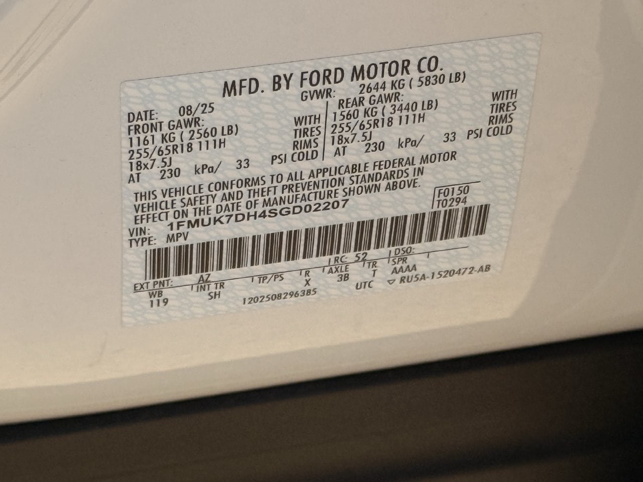 Certified 2025 Ford Explorer Active w/ Active Comfort Package RWD image 29