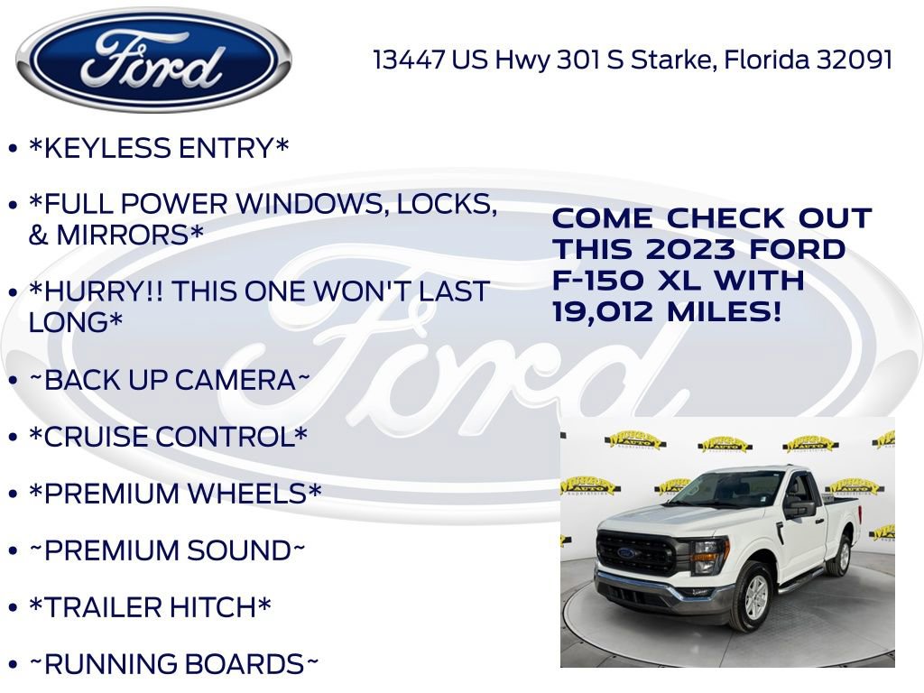 Certified 2023 Ford F150 XL w/ XL Chrome Appearance Package image 12
