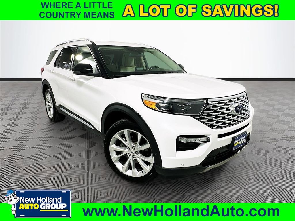 Certified 2022 Ford Explorer Platinum w/ Equipment Group 601A AWD/4WD image 1