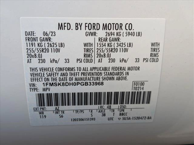 Certified 2023 Ford Explorer XLT w/ Equipment Group 202A AWD/4WD image 23