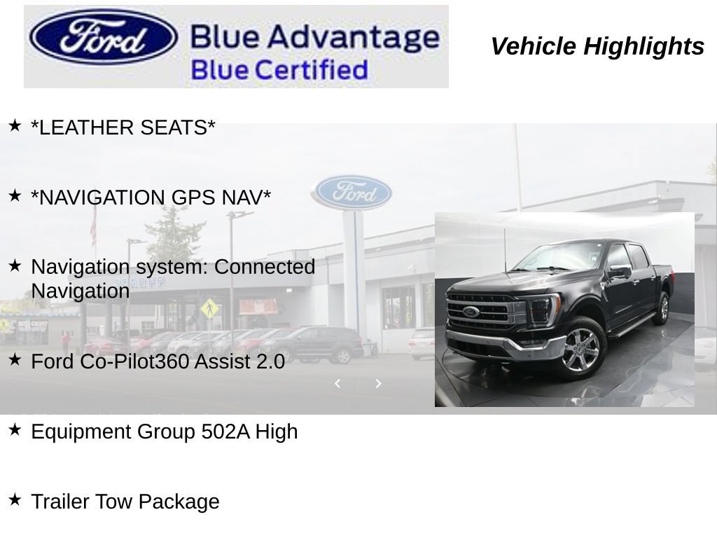 Certified 2023 Ford F150 Lariat w/ Equipment Group 502A High AWD/4WD image 19