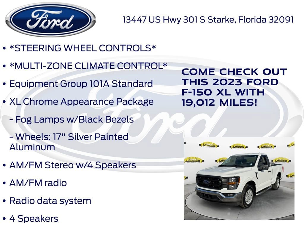 Certified 2023 Ford F150 XL w/ XL Chrome Appearance Package image 17