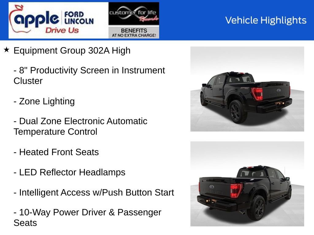 Certified 2023 Ford F150 XLT w/ Equipment Group 302A High image 13