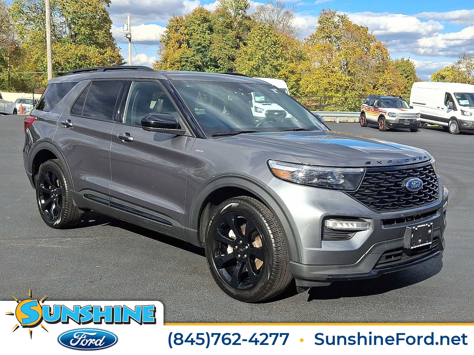 Certified 2023 Ford Explorer ST-Line w/ Class IV Trailer Tow Package