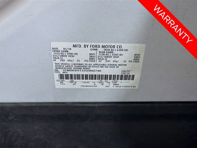 Certified 2018 Ford Explorer Platinum AWD/4WD image 35