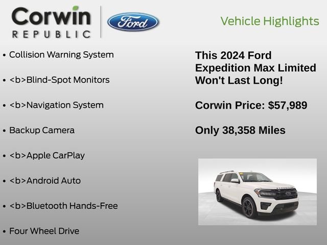 Certified 2024 Ford Expedition Max Limited image 20
