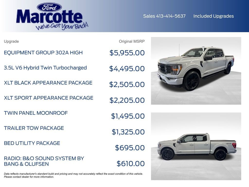 Certified 2023 Ford F150 XLT w/ Equipment Group 302A High AWD/4WD image 4